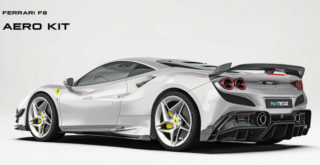 Full Paktechz Aero Kit - Ferrari F8 Tributo.