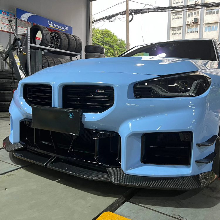 TK Style Carbon Fiber Front Lip - G87 M2.
