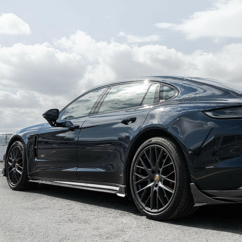 Paktechz Carbon Fiber Side Skirts - Porsche Panamera (971).