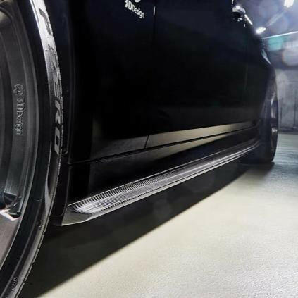 3D Style Carbon Fiber Side Skirts - F90 M5.