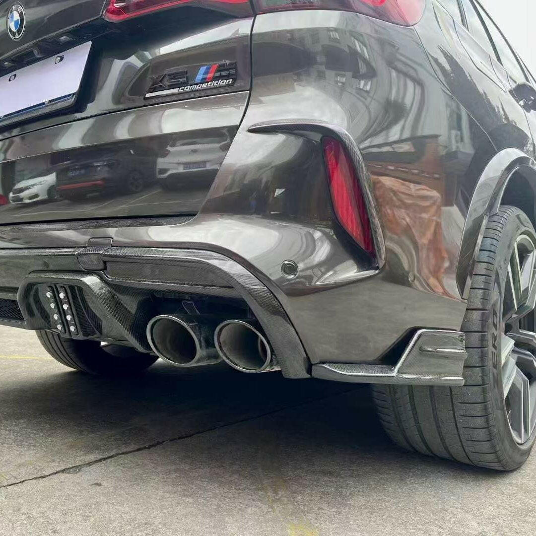 LD Style Carbon Fiber Rear Splitter - F95 X5M (Pre-LCI).