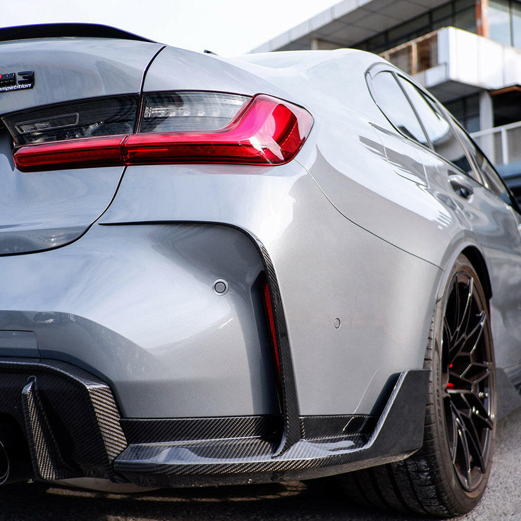 Paktechz Carbon Fiber Rear Splitters - G80 M3 | G82/G83 M4.