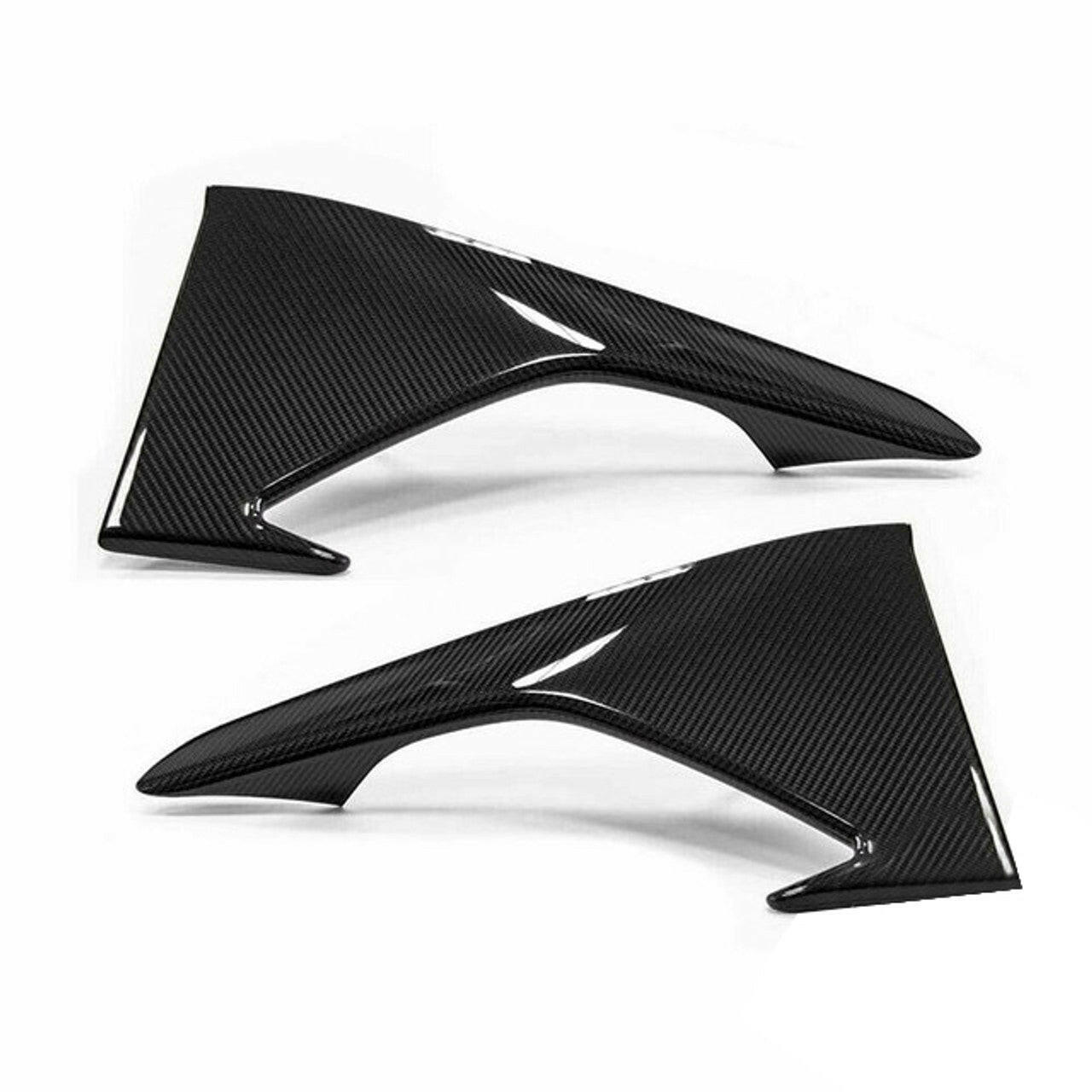 Carbon Fiber Upper Bumper Splitter Set - F87 M2.