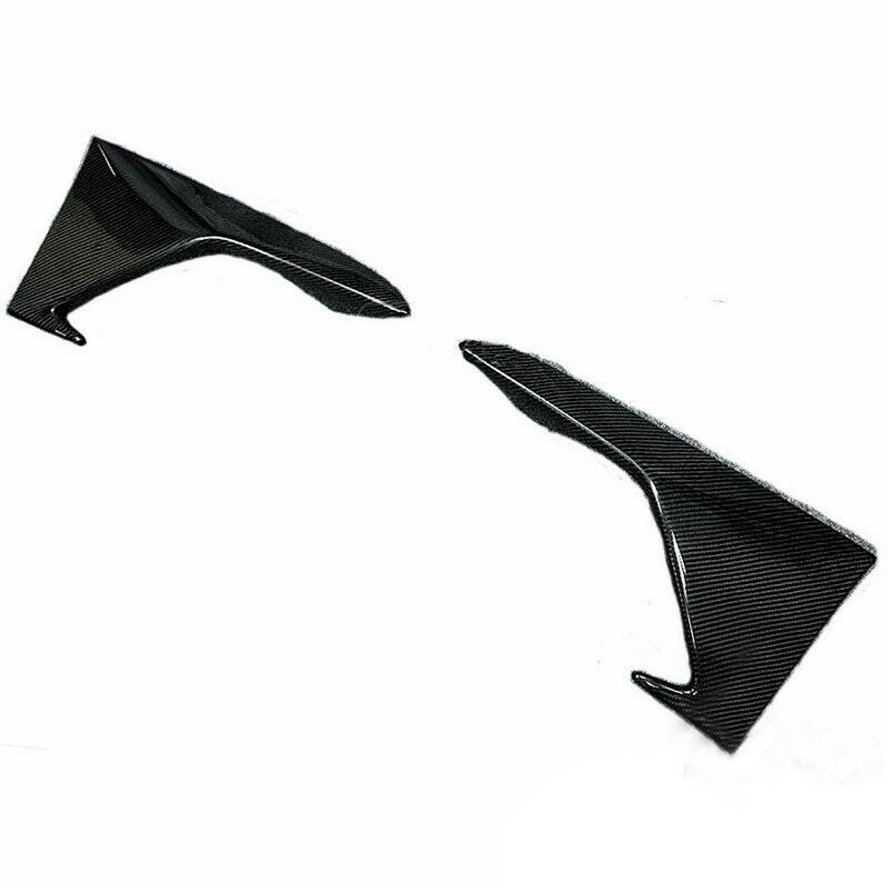 Carbon Fiber Upper Bumper Splitter Set - F87 M2.