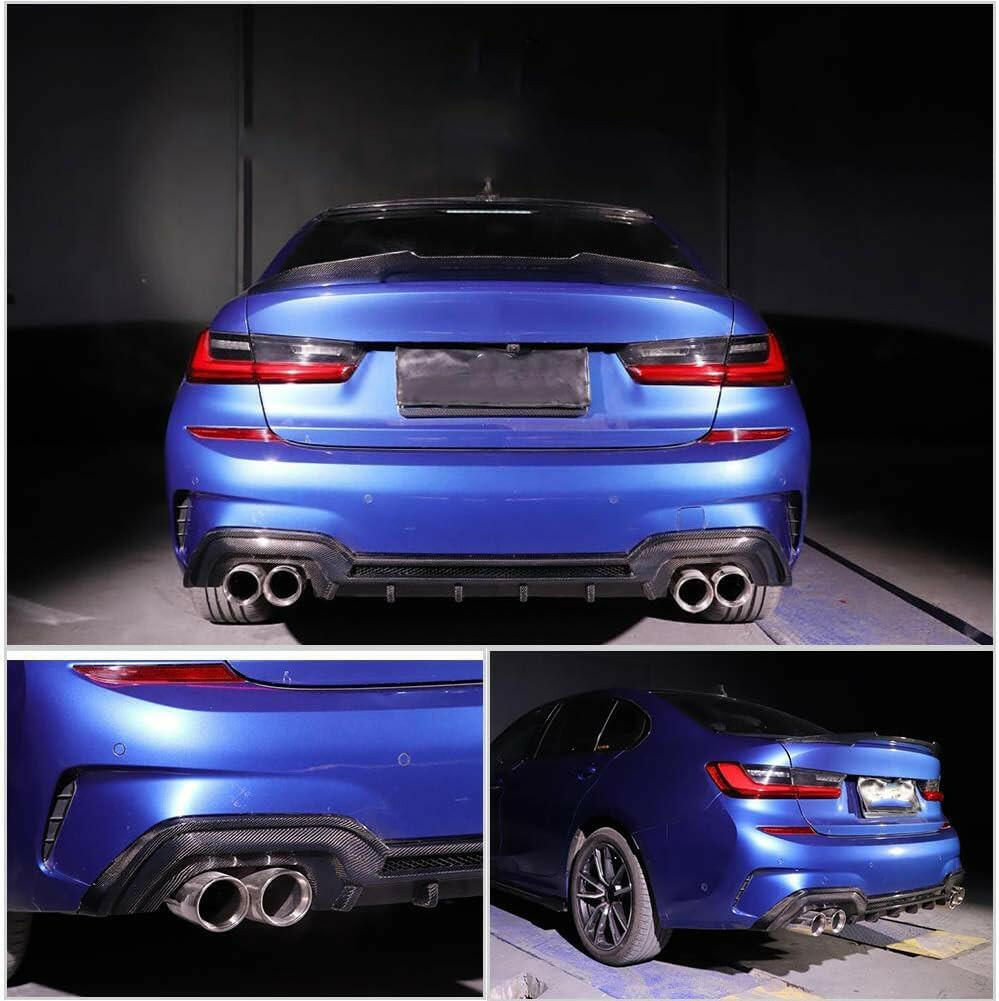 Euro Auto Style V1 Carbon Fiber Diffuser - G20 3 Series Pre-LCI.
