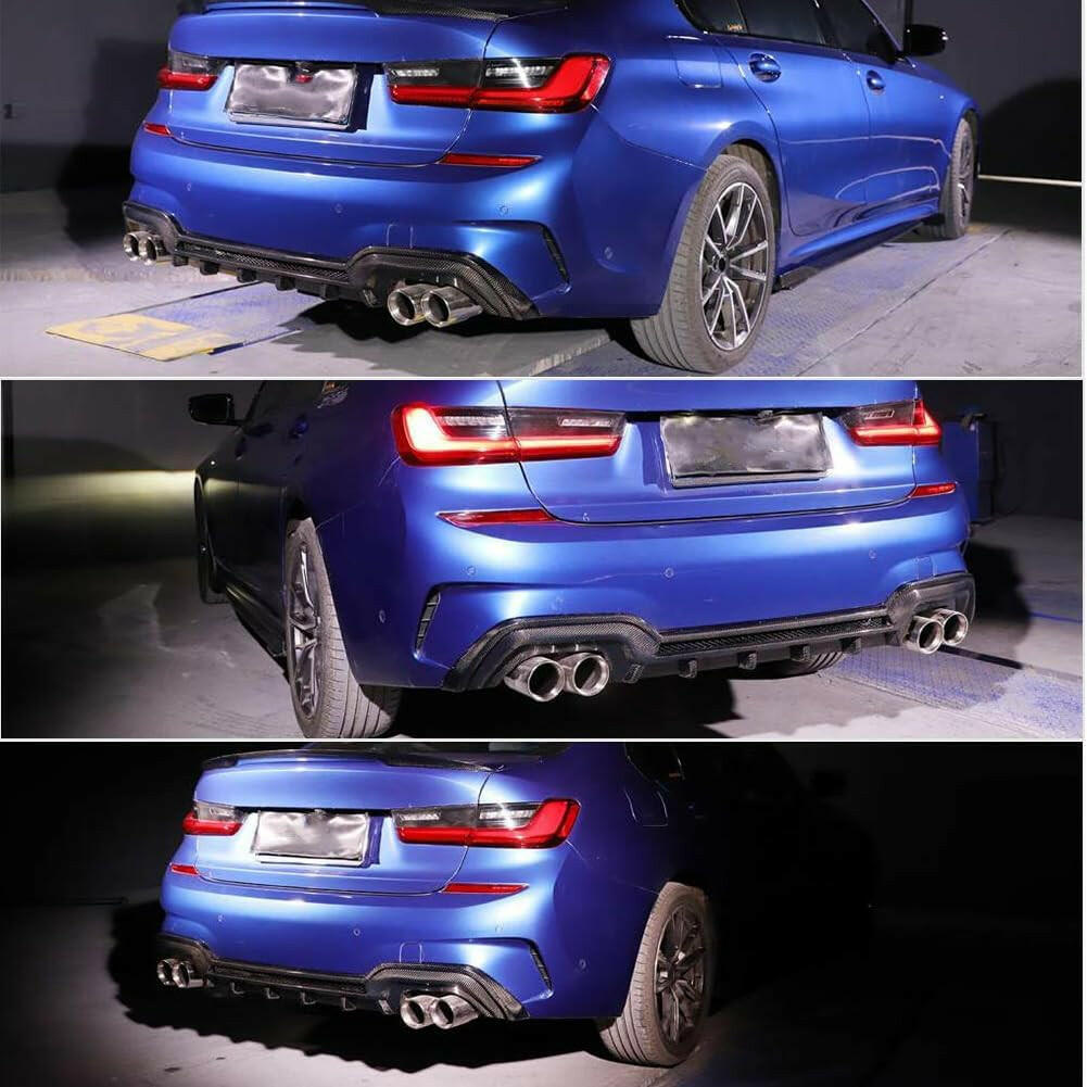Euro Auto Style V1 Carbon Fiber Diffuser - G20 3 Series Pre-LCI.