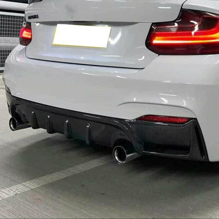 Euro Auto Style Carbon Fiber Diffuser - F22 2 Series.