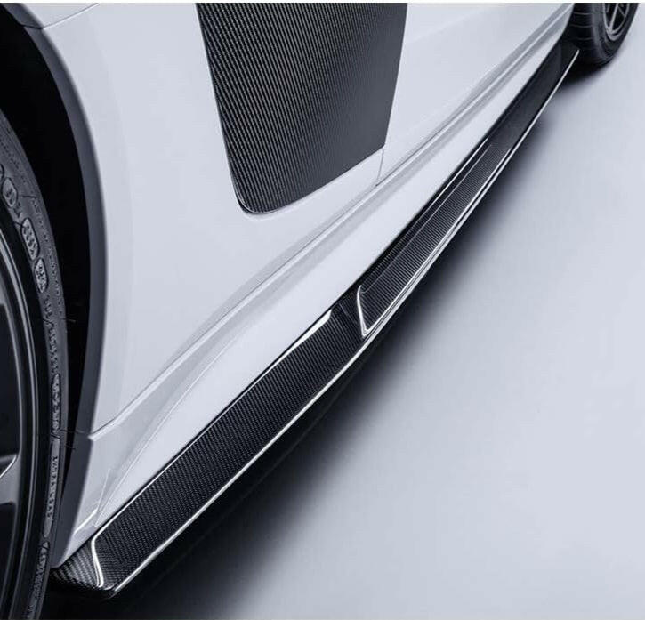Performance Style Carbon Fiber Side Skirts - Audi R8 (2016-2018).