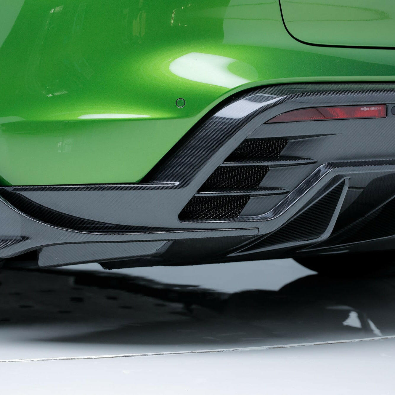 Paktechz Carbon Fiber Diffuser - Porsche Taycan.