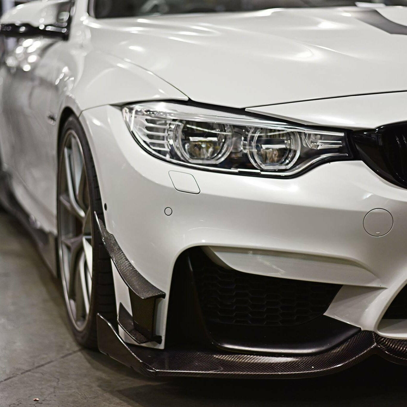 MAD Style Carbon Fiber Front Canards - F80 M3 | F82/F83 M4.