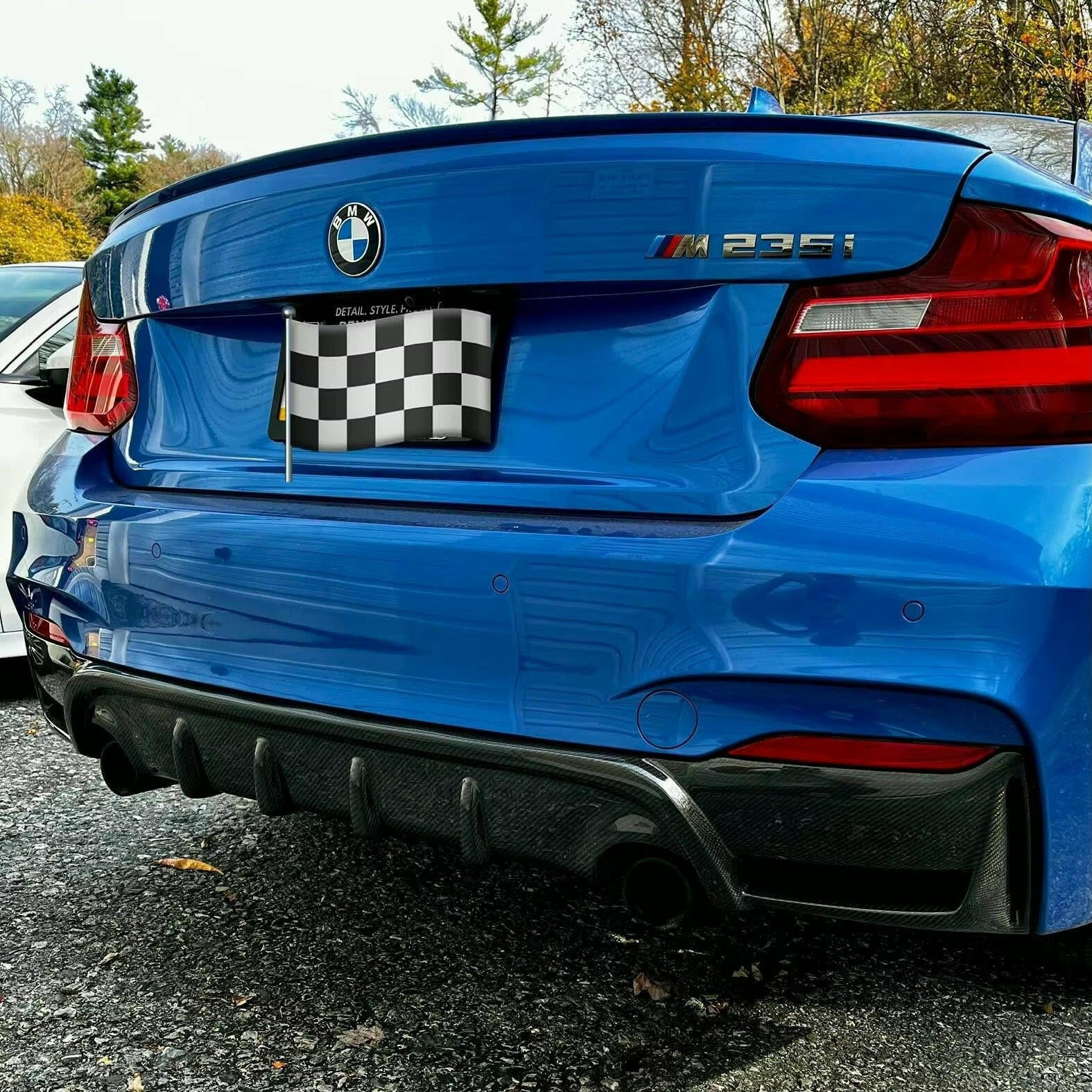 Euro Auto Style Carbon Fiber Diffuser - F22 2 Series.