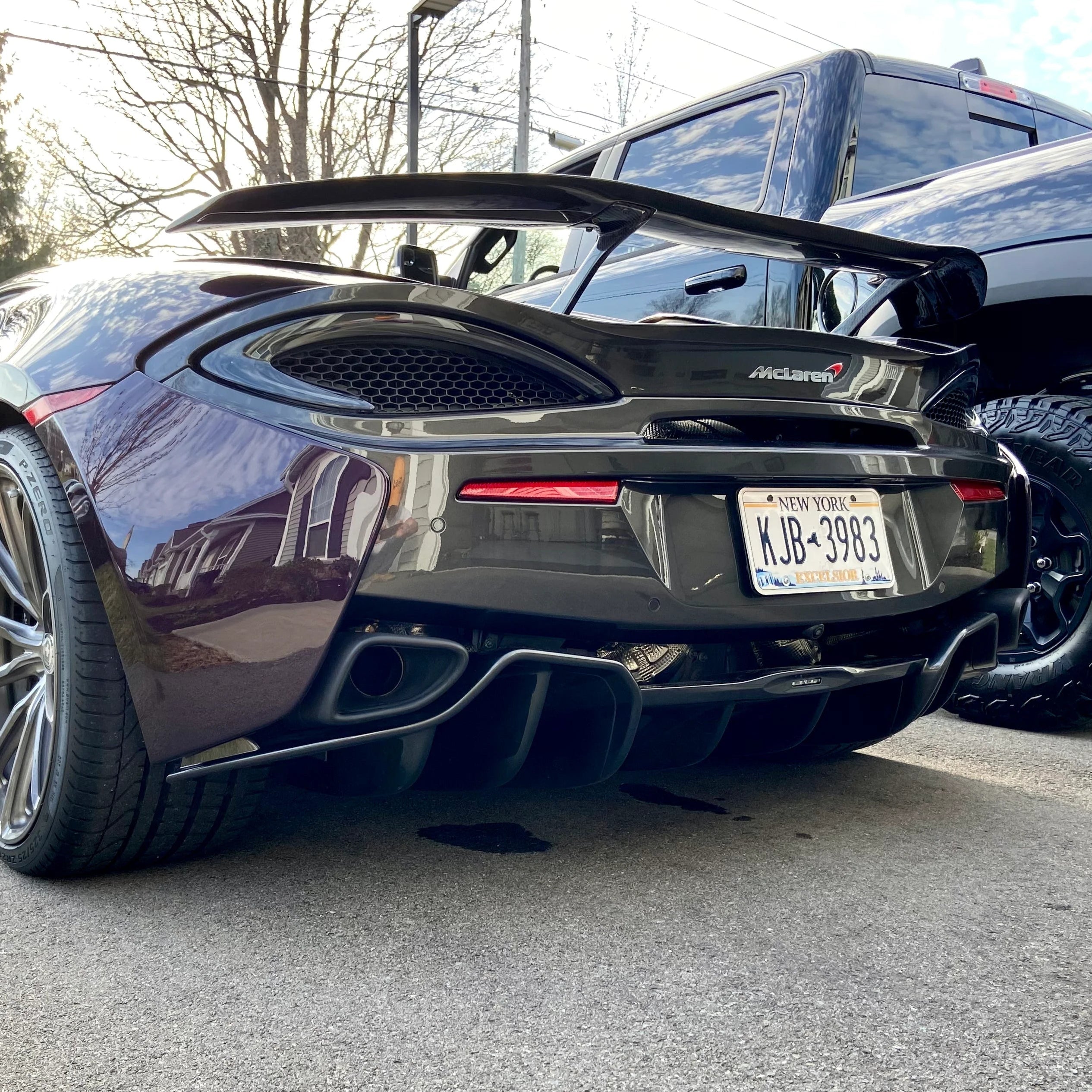 N Style Carbon Fiber Wing - McLaren 570s.