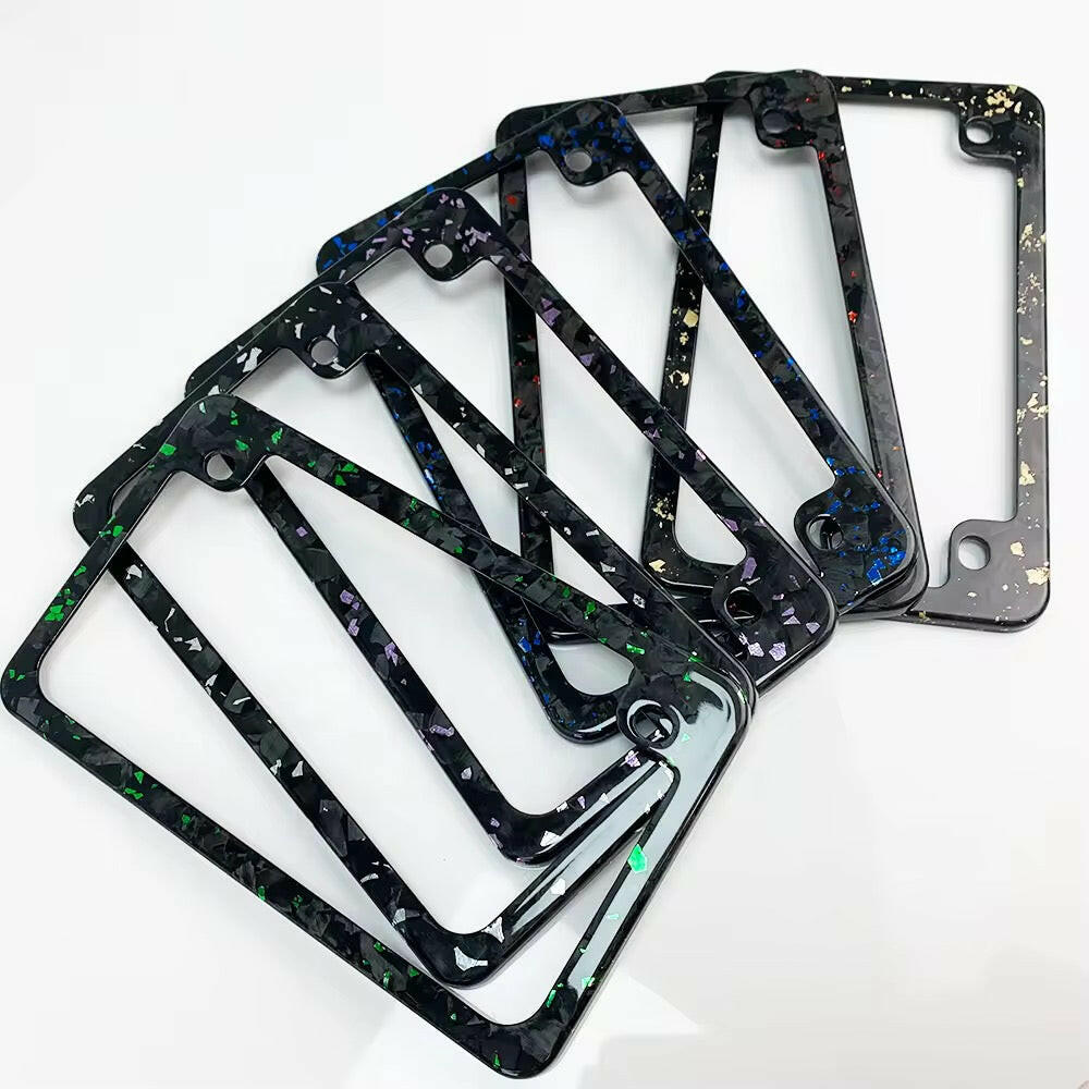 Forged Carbon Fiber License Plate Hold.