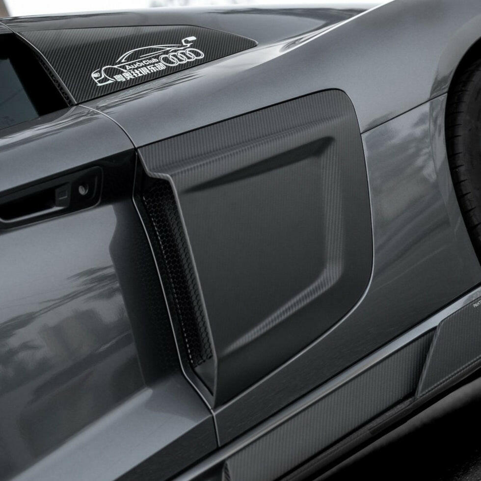 Paktechz Carbon Fiber Door Panel Blades - Audi R8 (2019-2024).
