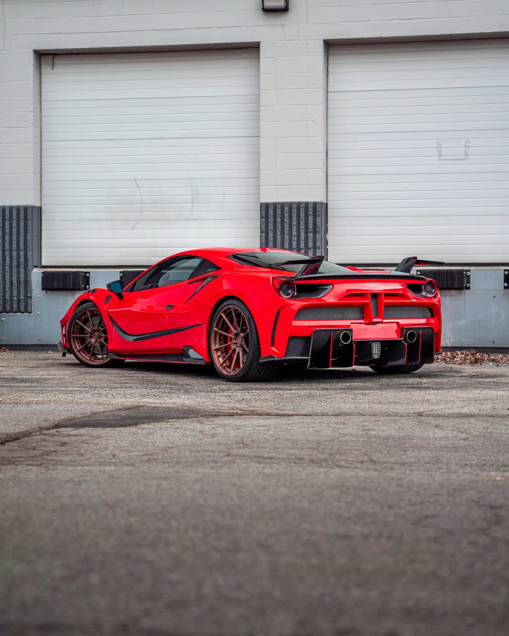 MSY Style Carbon Fiber Wing - Ferrari 488 GTB