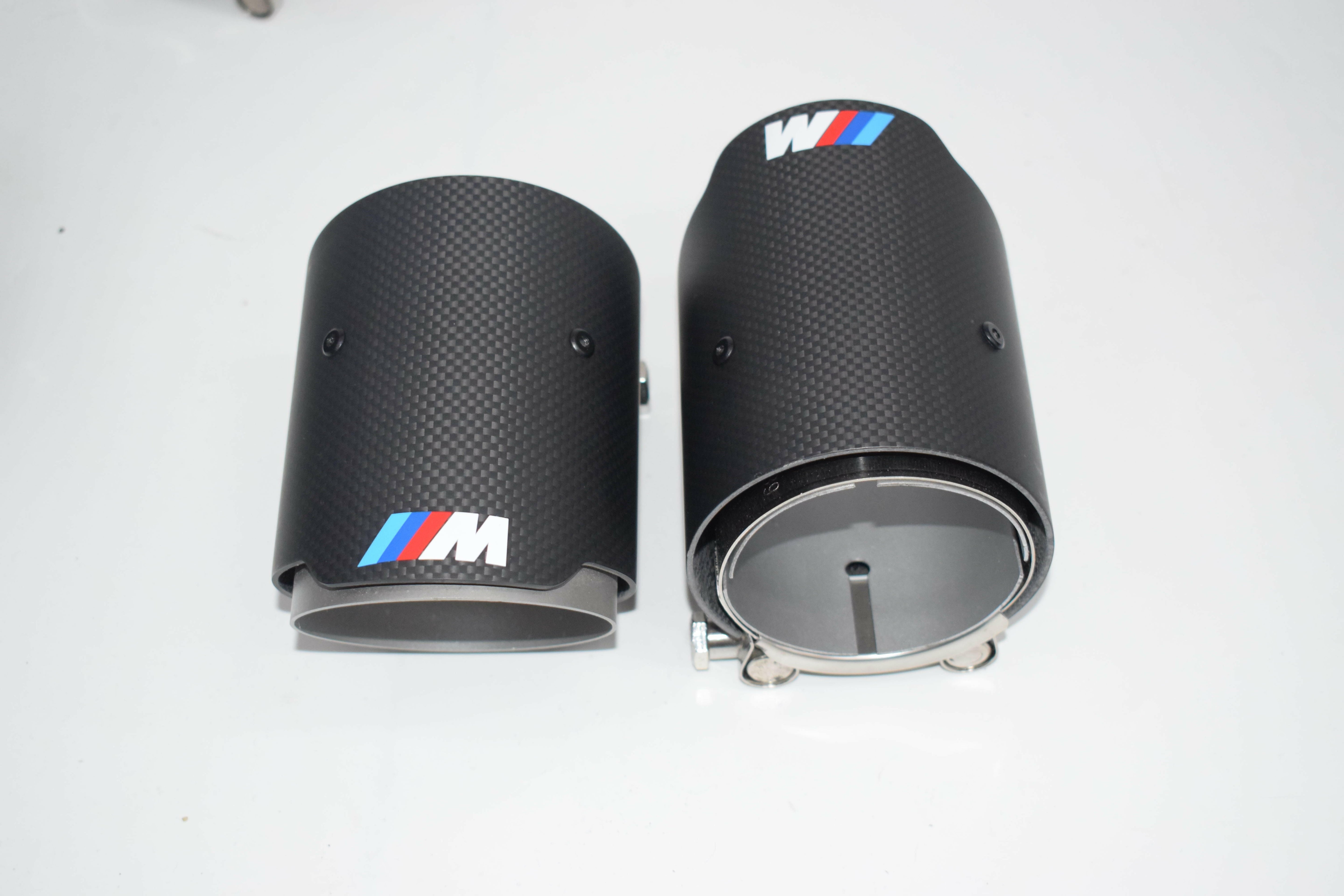 MP Style Carbon Fiber Quad Exhaust Tips - F80 M3 | F82 M4 | F87 M2.