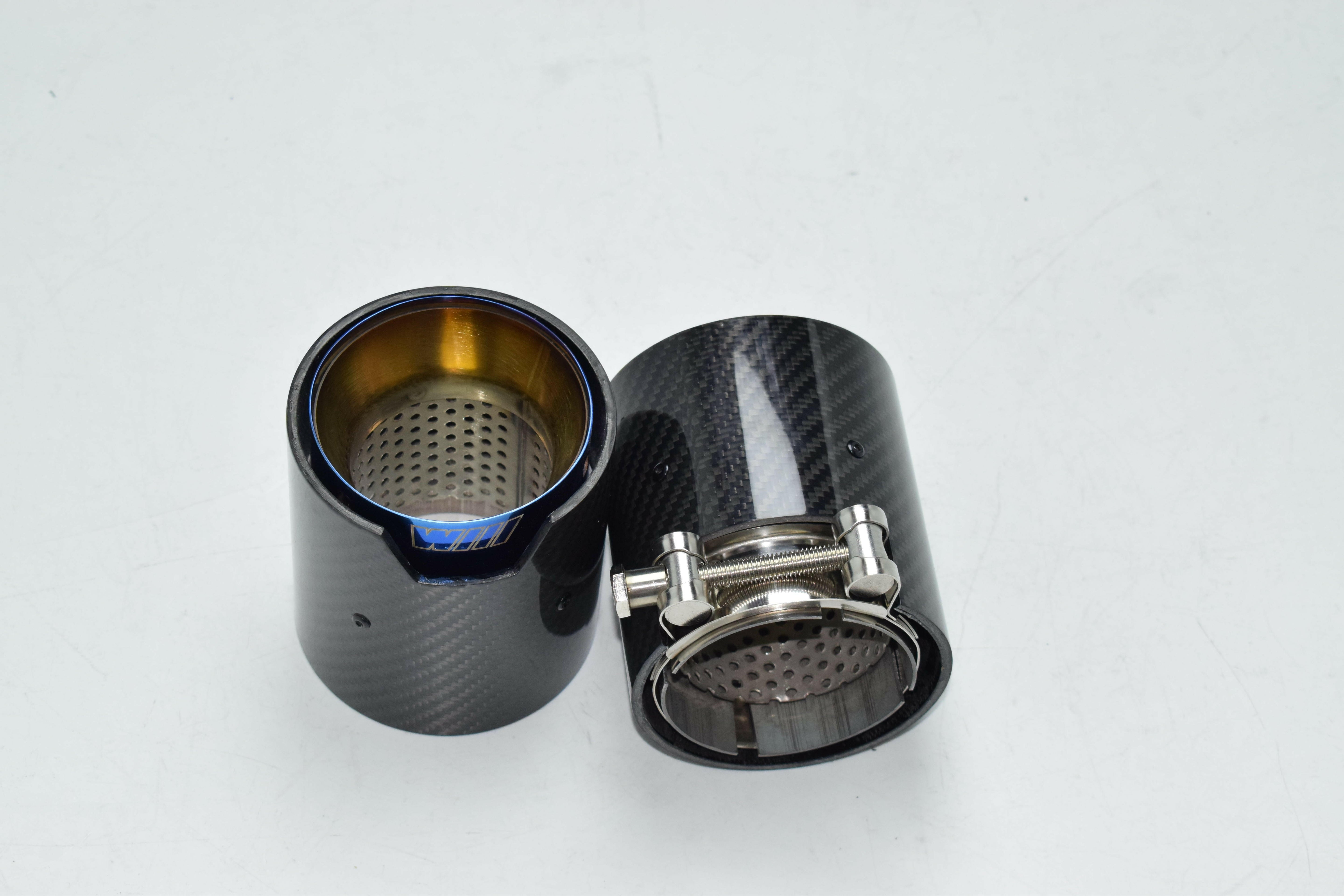 MP Style Carbon Fiber Quad Exhaust Tips - F80 M3 | F82 M4 | F87 M2.