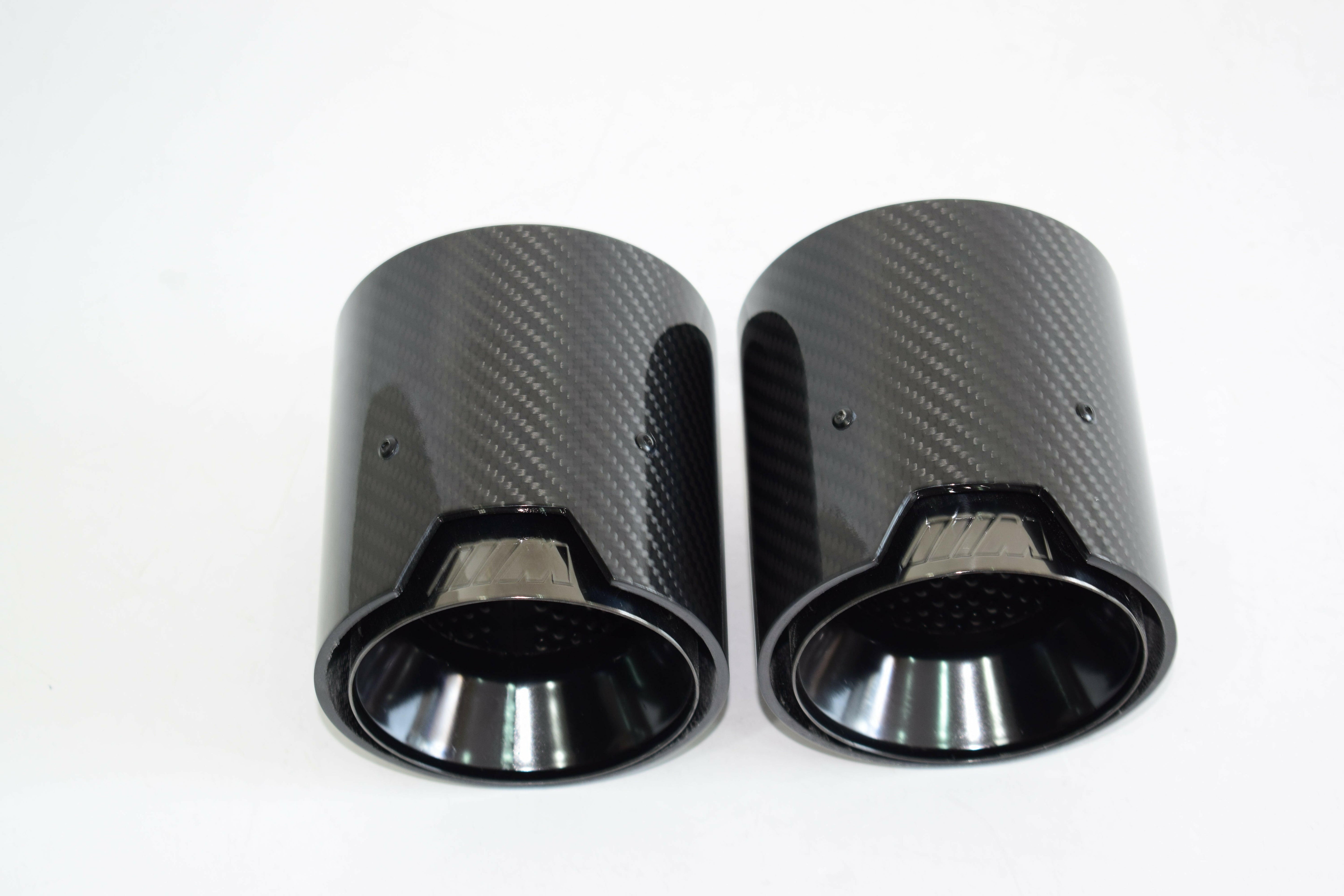 MP Style Carbon Fiber Quad Exhaust Tips - G80 M3 | G82 M4 | G87 M2.