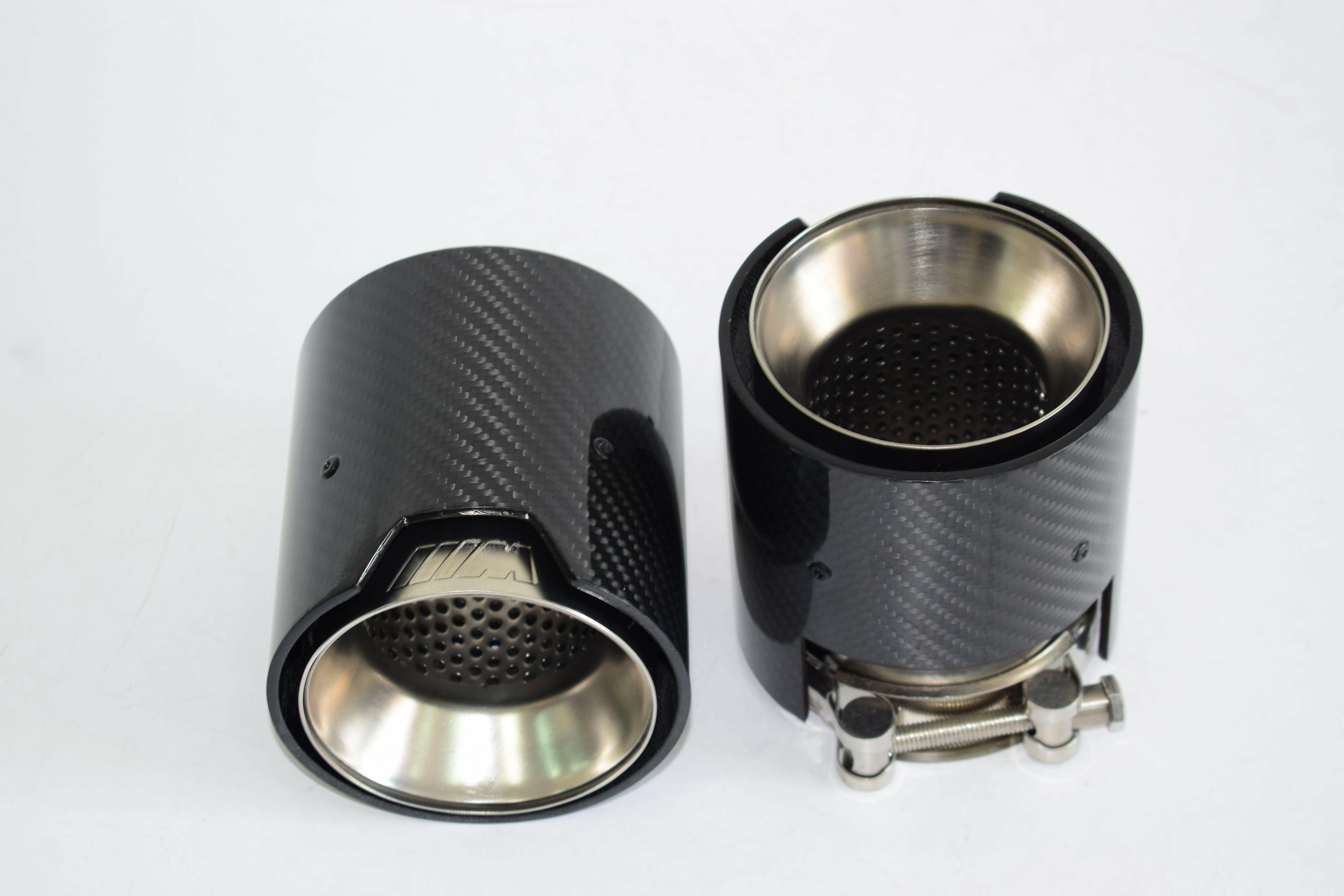 MP Style Carbon Fiber Quad Exhaust Tips - G80 M3 | G82 M4 | G87 M2.