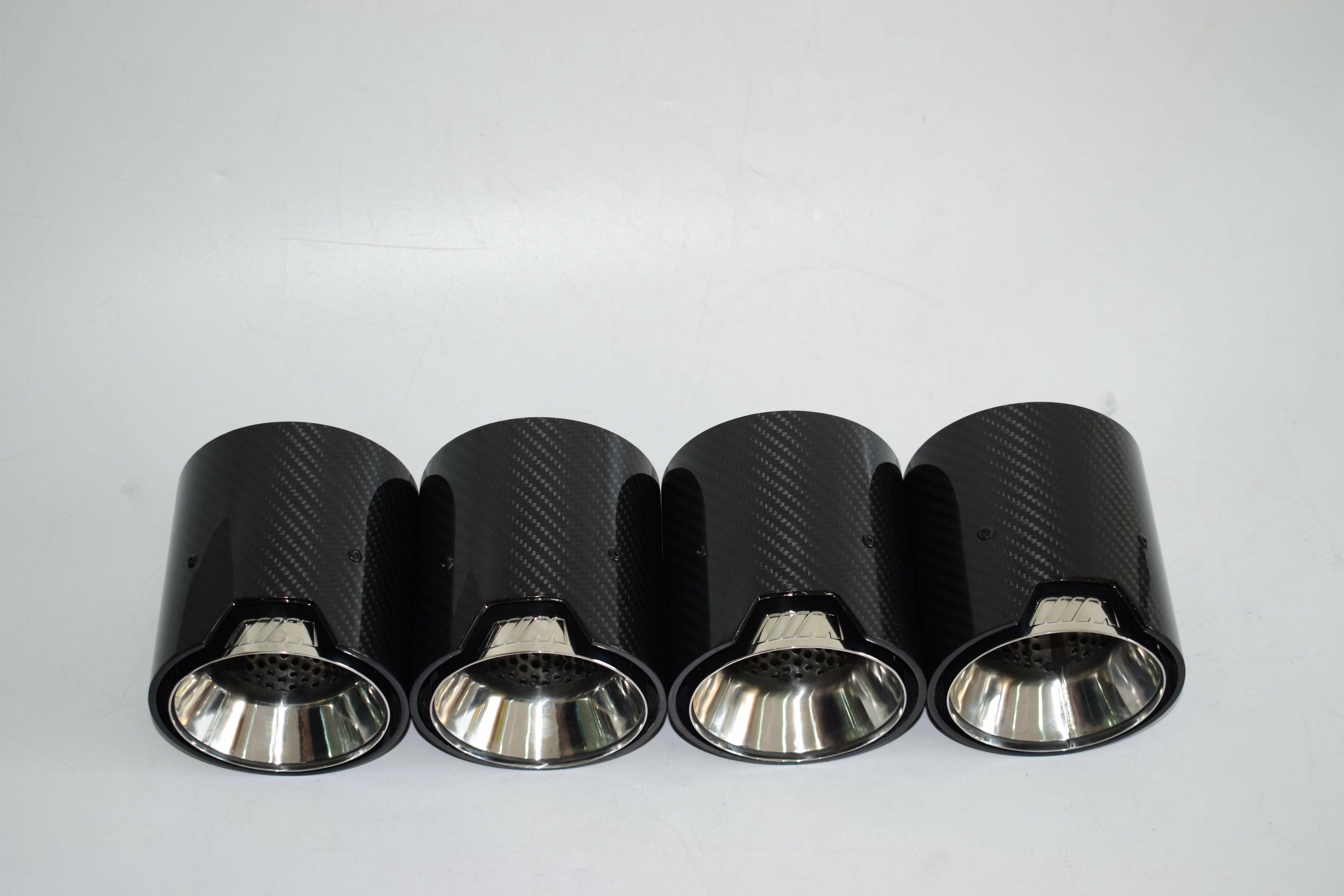 MP Style Carbon Fiber Quad Exhaust Tips - G80 M3 | G82 M4 | G87 M2.