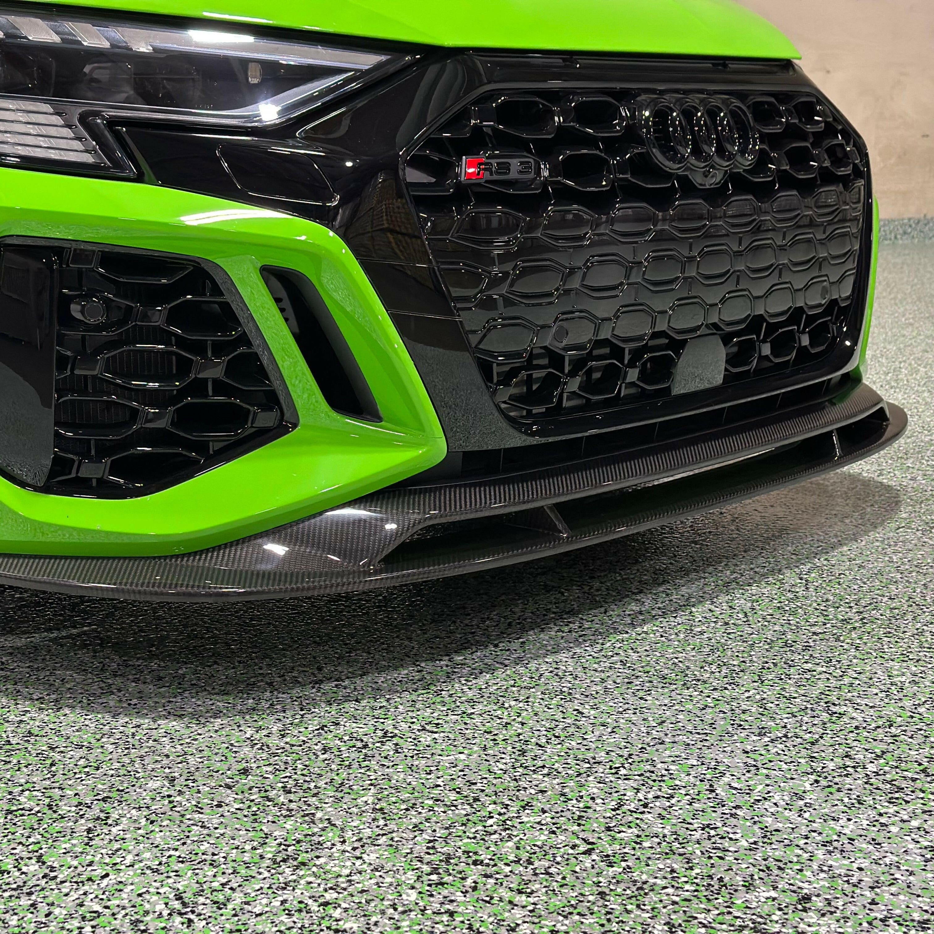 Euro Auto Style V1 Carbon Fiber Front Lip - Audi RS3 (2022-2025).