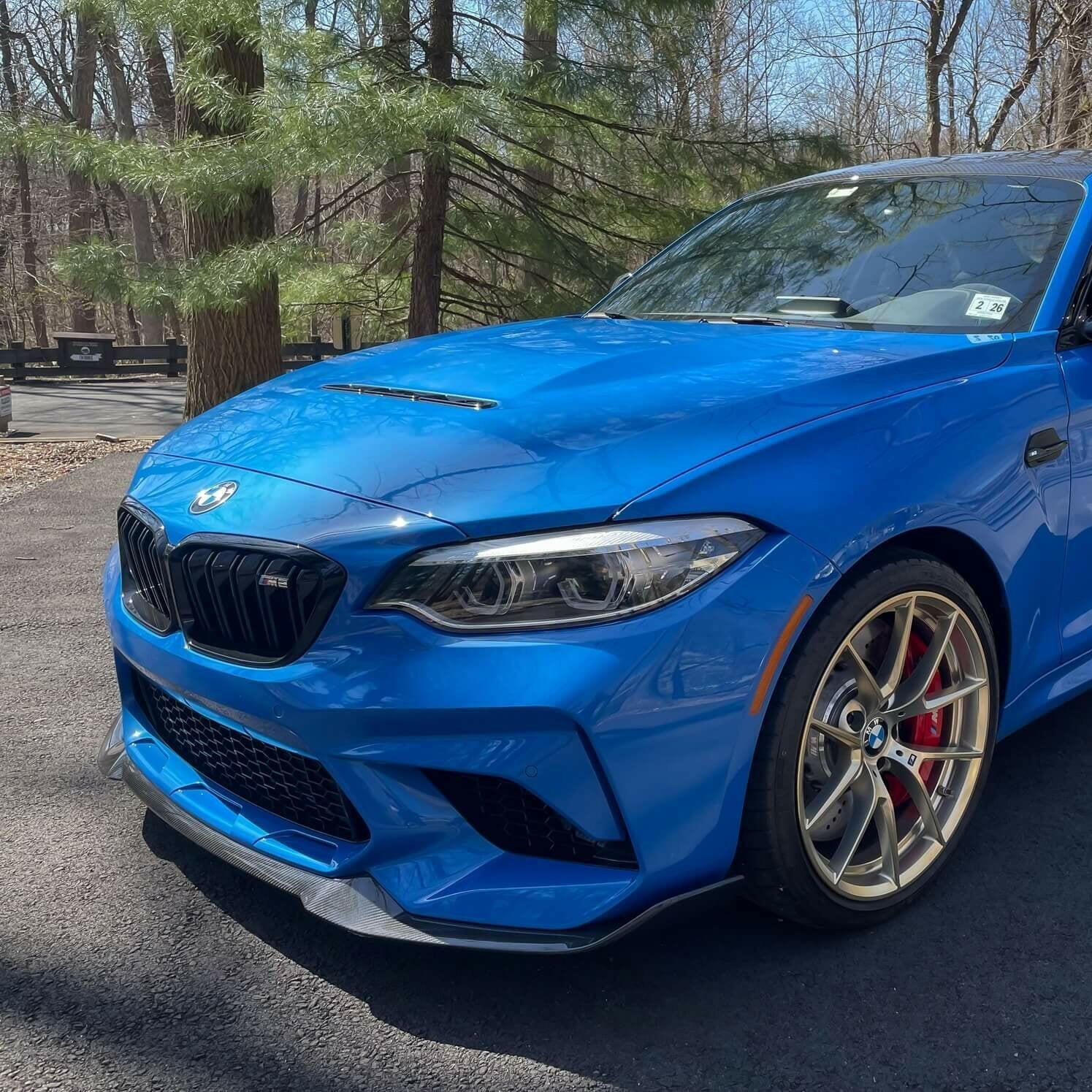 CS Style Carbon Fiber Front Lip - F87 M2.