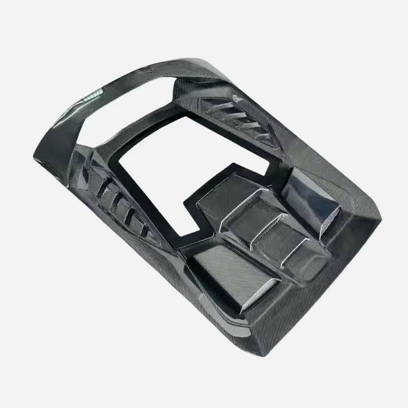 Tecnica Style Carbon Fiber Rear Engine Hood - Lamborghini Huracan LP610 / LP580 / EVO / Tecnica (2015-2025).