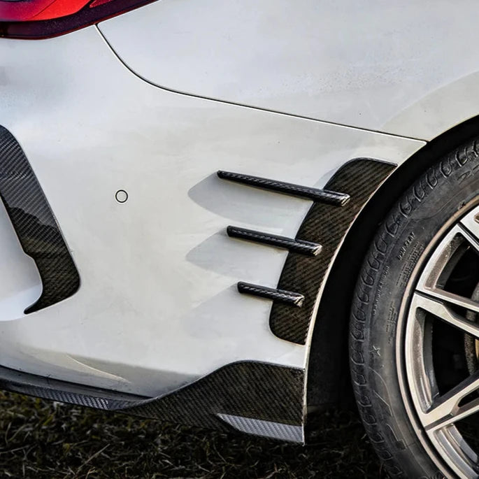 SQ Style Carbon Fiber Rear Fender Trim - G22/G23 4 Series.