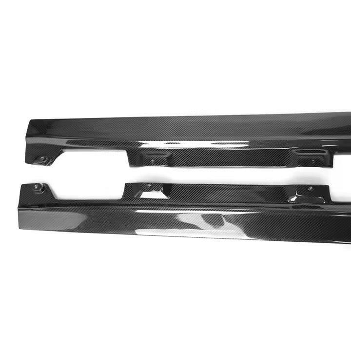 RZ Style Carbon Fiber Side Skirts - C190 AMG GT (2015-2017).
