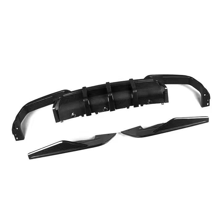 SQ Style Carbon Fiber Diffuser w/ Splitters - F91/F92/F93 M8.