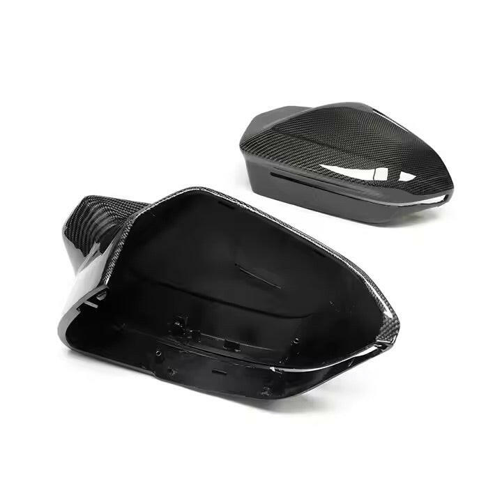 MP Style Carbon Fiber Mirror Caps - G90 M5.