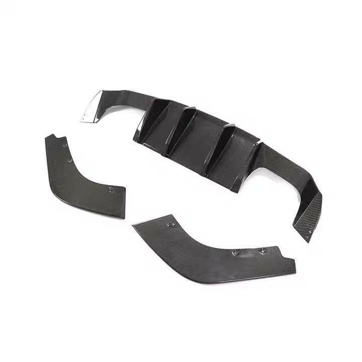 V Style Carbon Fiber Diffuser And Splitters - F87 M2.