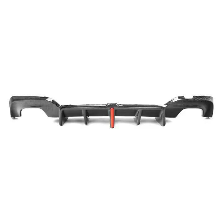 KB Style LED Carbon Fiber Diffuser And Splitters - G20 3 Series Pre-LCI.