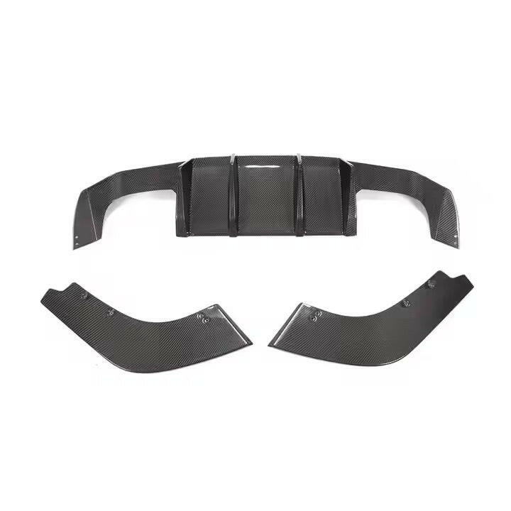 V Style Carbon Fiber Diffuser And Splitters - F87 M2.