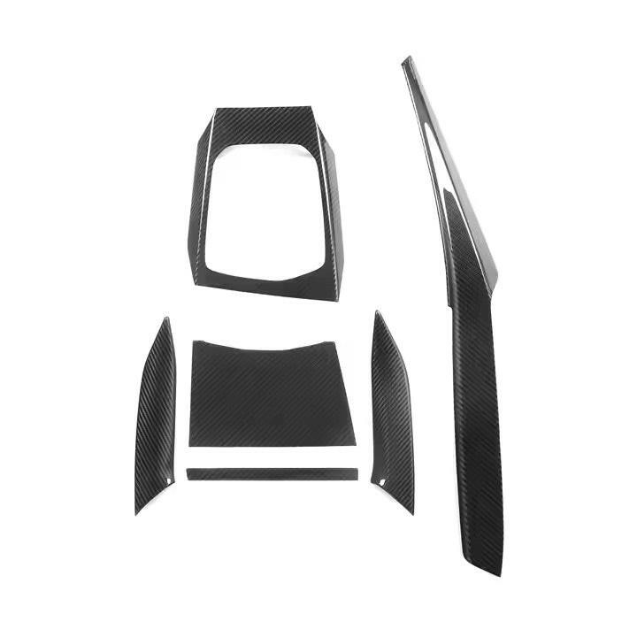 Carbon Fiber Center Console And Dashboard - G20 3 Series LCI.