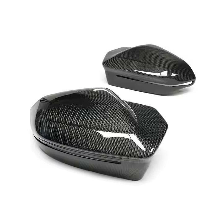 MP Style Carbon Fiber Mirror Caps - G90 M5.