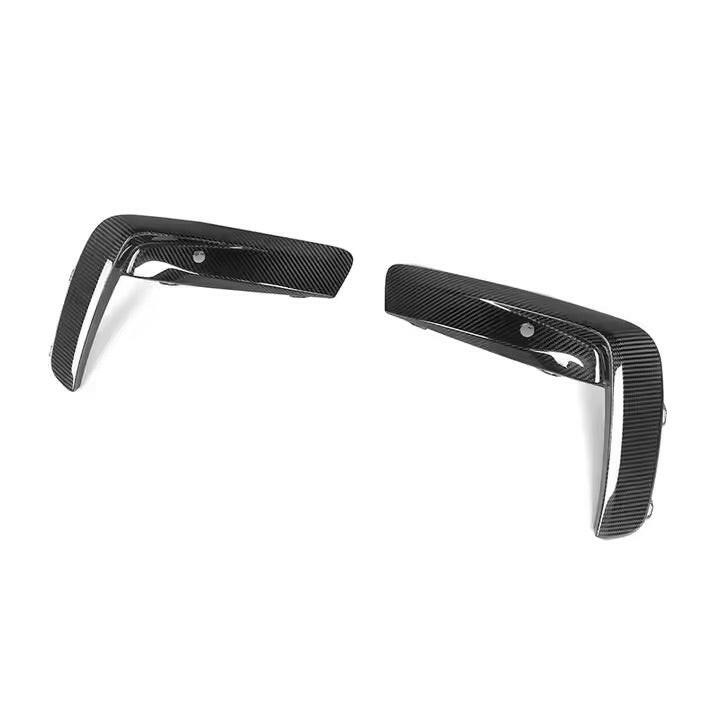 P Style Carbon Fiber Front Bumper Trim - F91/F92/F93 M8.