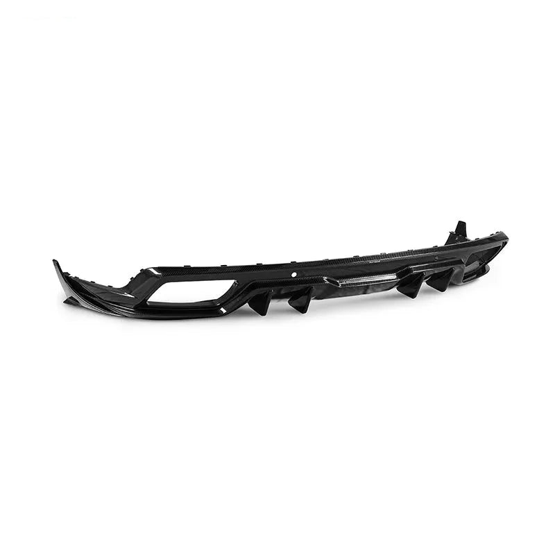 Paktechz Carbon Fiber Rear Diffuser w/ Splitters - Porsche Panamera (971).