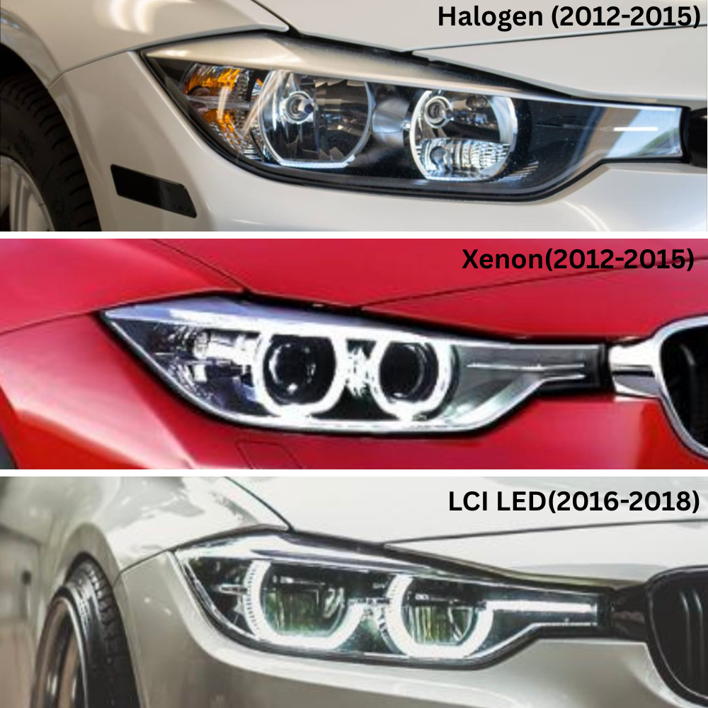 Switchback Dual Color X5 Style LED Headlights - BMW F30 3 SERIES