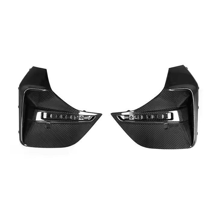 SQ Style Carbon Fiber Rear Fender Vent Cover - G26 4 Series Gran Coupe.