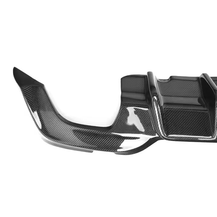 KB Style LED Carbon Fiber Diffuser And Splitters - G20 3 Series Pre-LCI - Euro Auto Design