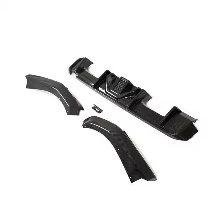 F1 Style V2 Carbon Fiber LED Diffuser And Splitters Set - G80 M3 | G82/G83 M4.