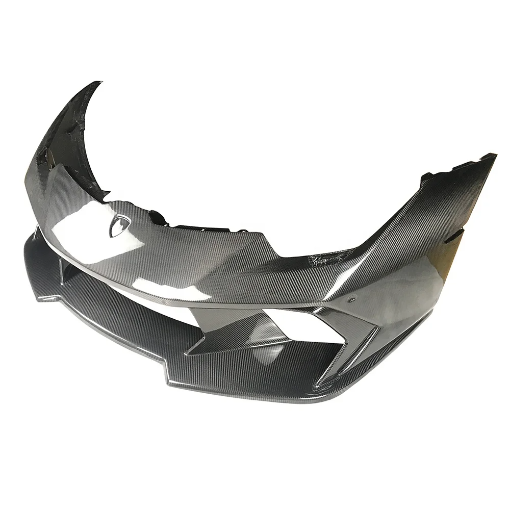 V Style Carbon Fiber Front Bumper Replacement - Lamborghini Huracan LP580 / LP610 / EVO / Tecnica