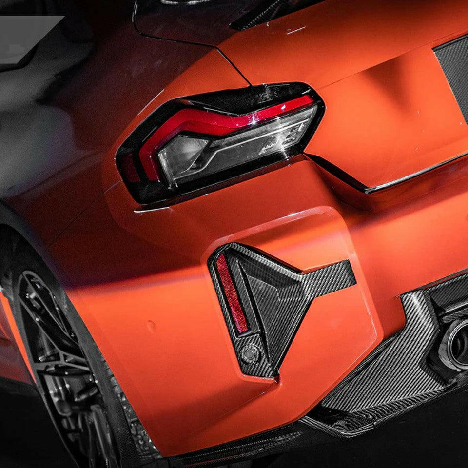 SQ Style Rear Reflector Carbon Fiber Trim - G87 M2.