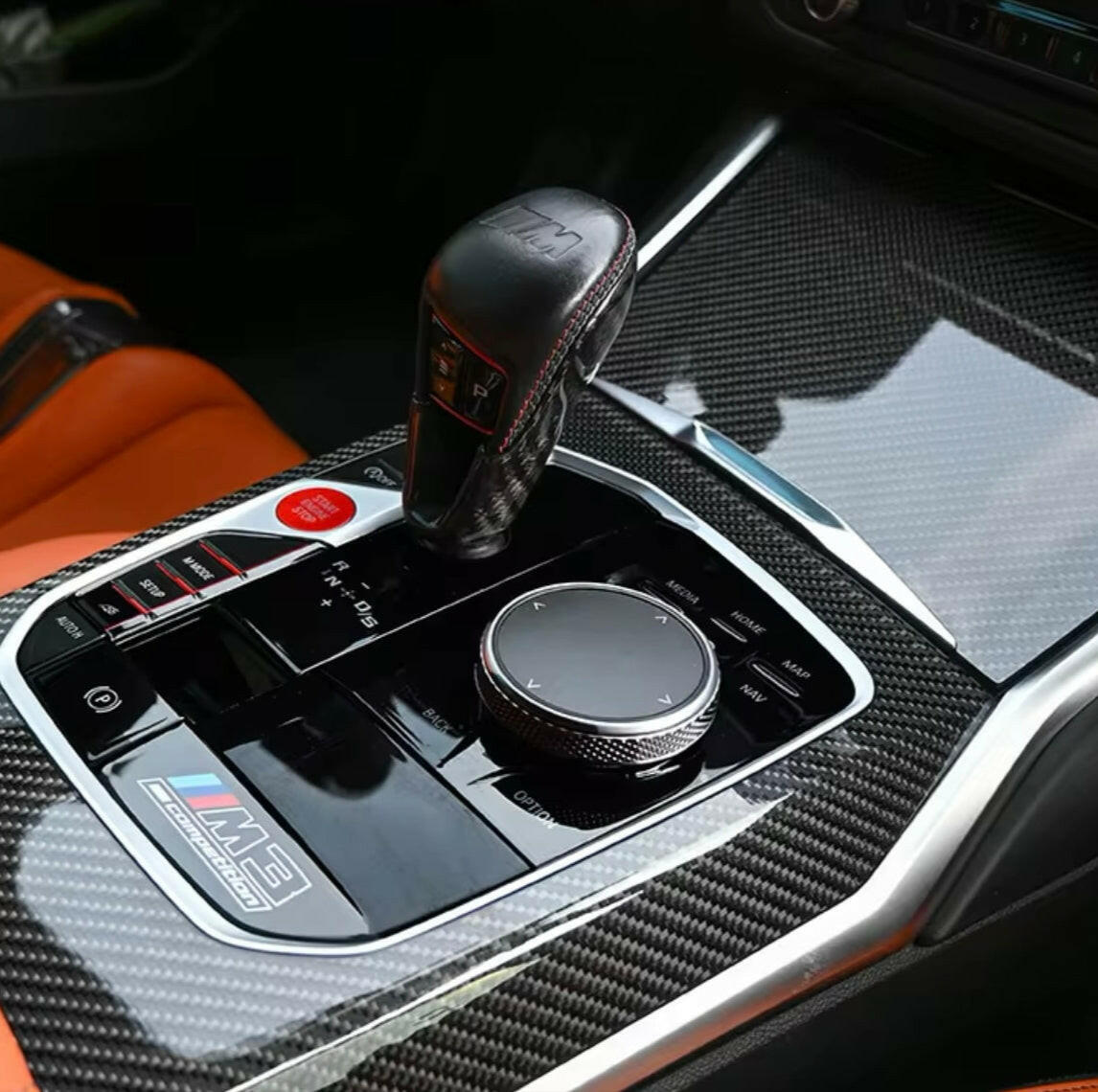 Carbon Fiber Shifter Knob Cover Trim - G80 M3 | G82 M4 | G87 M2.