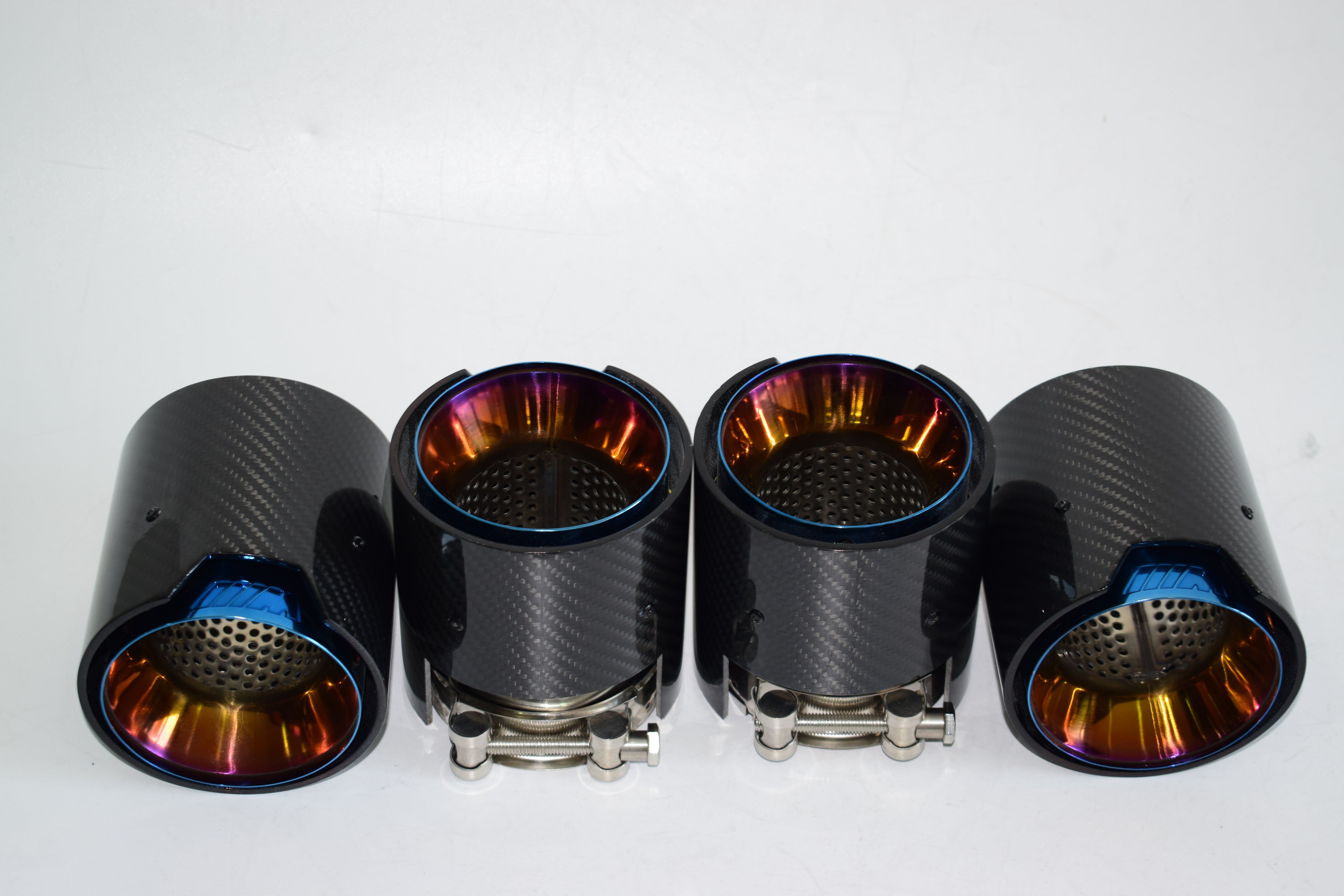 MP Style Carbon Fiber Quad Exhaust Tips - F95 X5M | F96 X6M | F97 X3M | F98 X4M