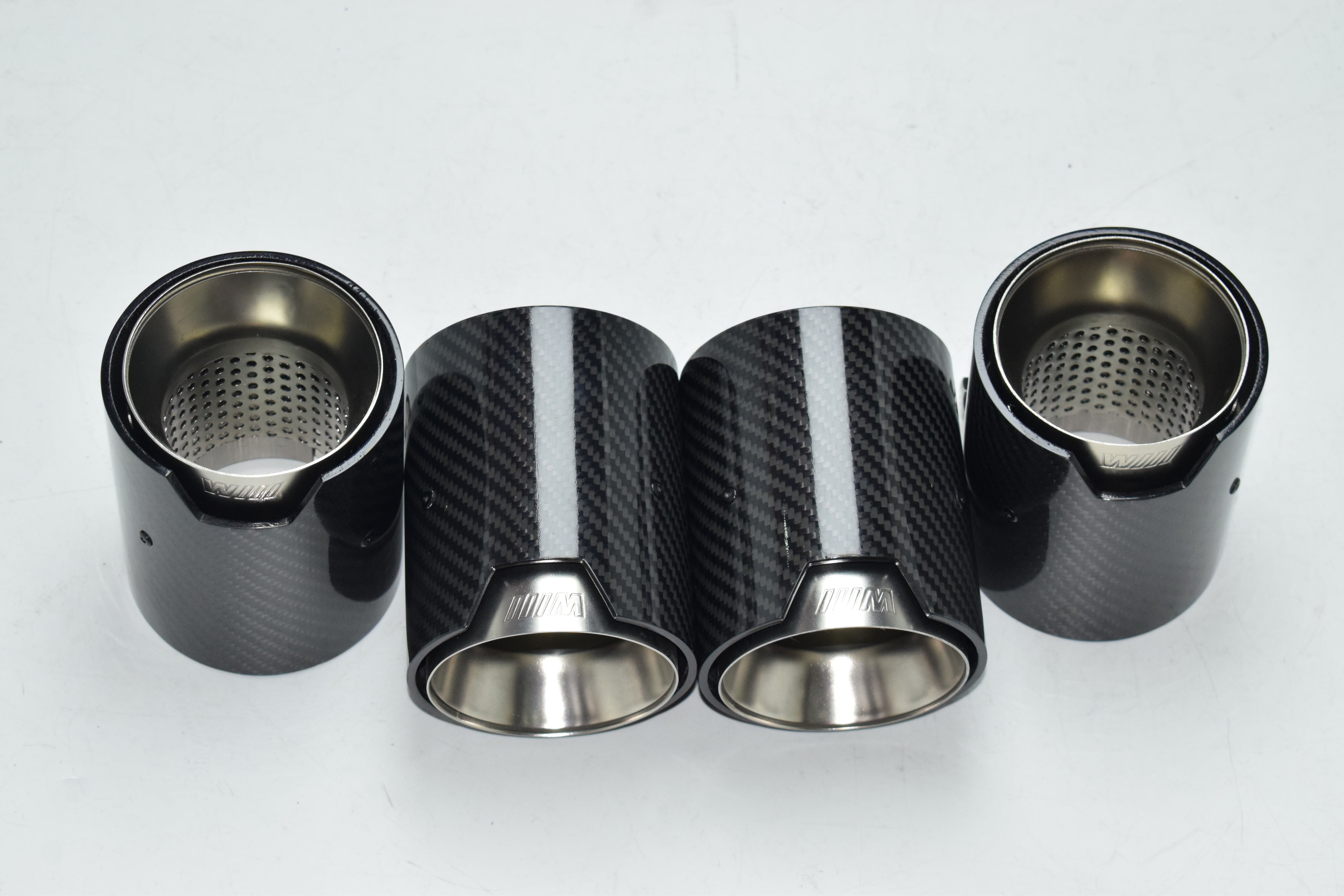 MP Style Carbon Fiber Quad Exhaust Tips - F95 X5M | F96 X6M | F97 X3M | F98 X4M