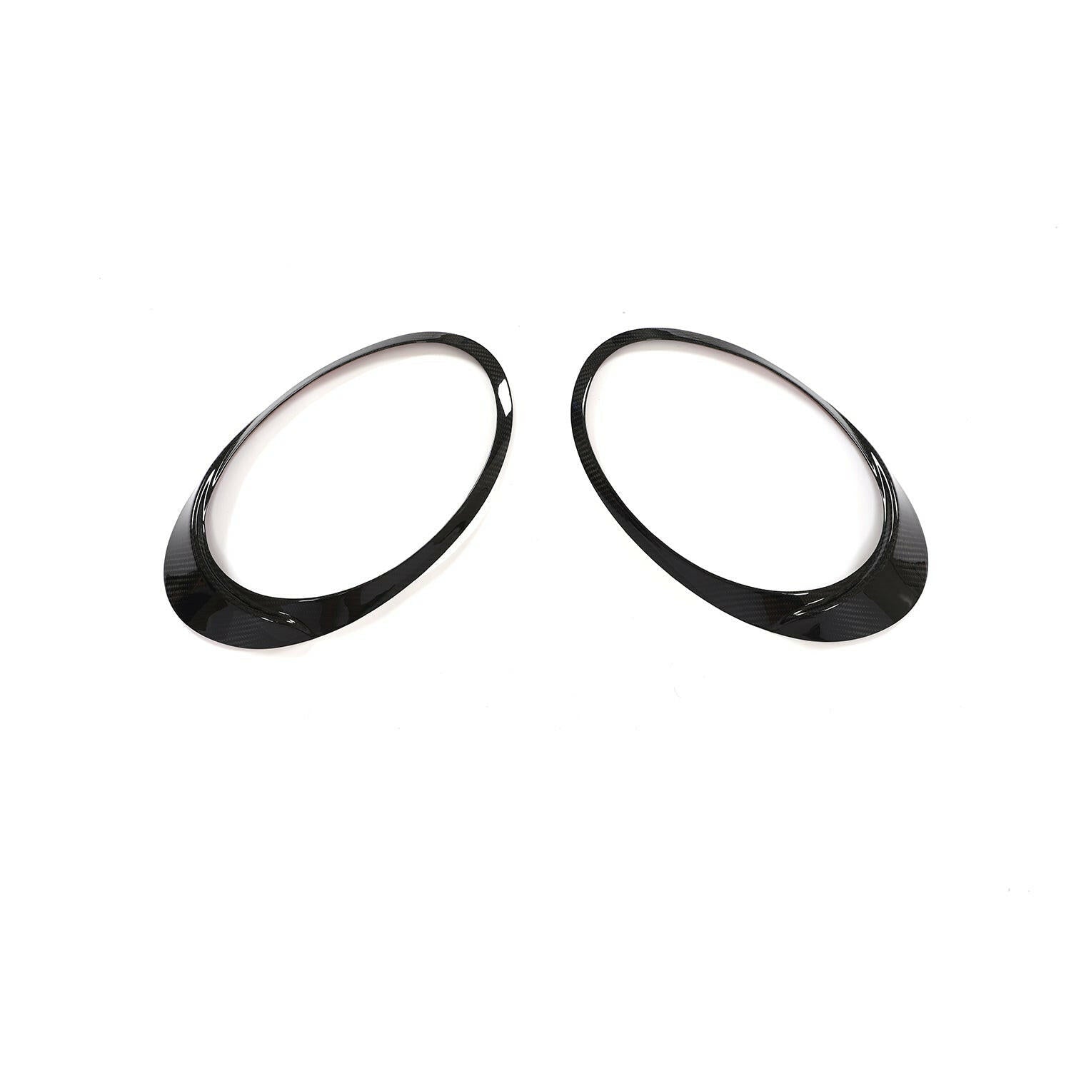 Carbon Fiber Headlight Cover Trim - Porsche 911 Carrera/Turbo/GT3 (992).