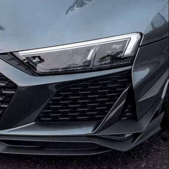 Paktechz Carbon Fiber Front Canards - Audi R8 (2019-2024)