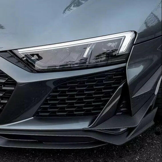 Paktechz Carbon Fiber Front Canards - Audi R8 (2019-2024).